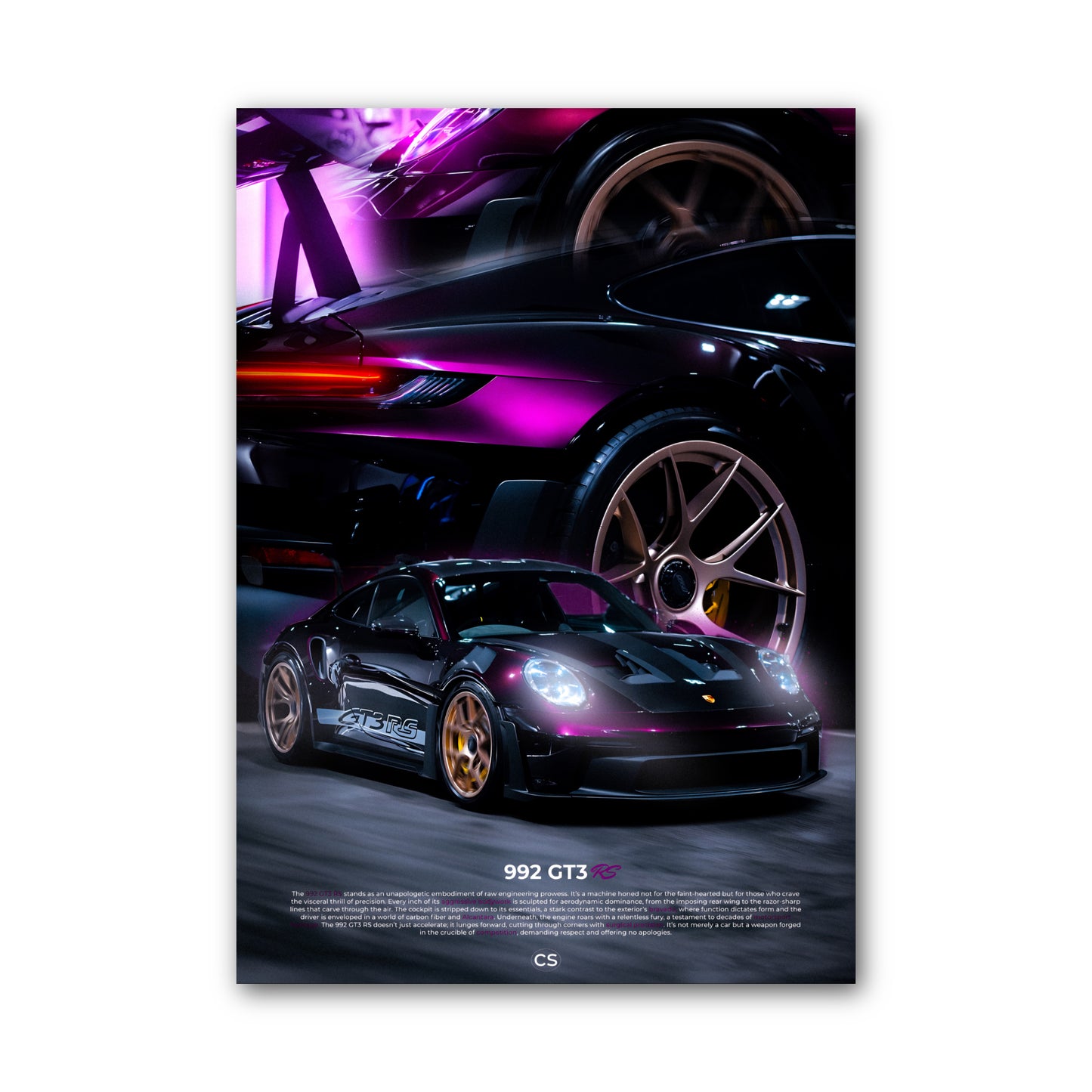 Amethyst GT3RS Poster