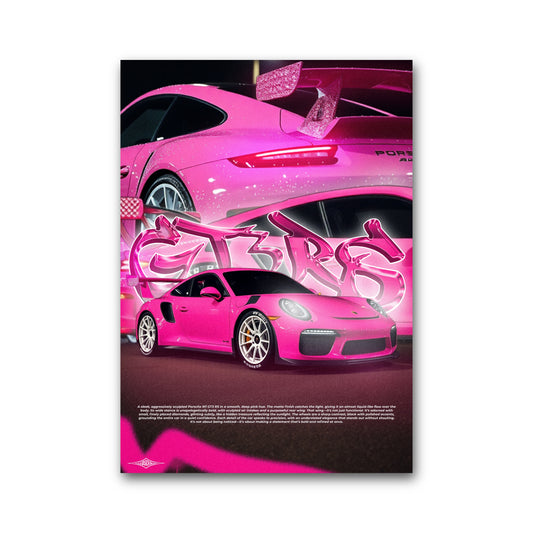 Pink GT3RS Poster