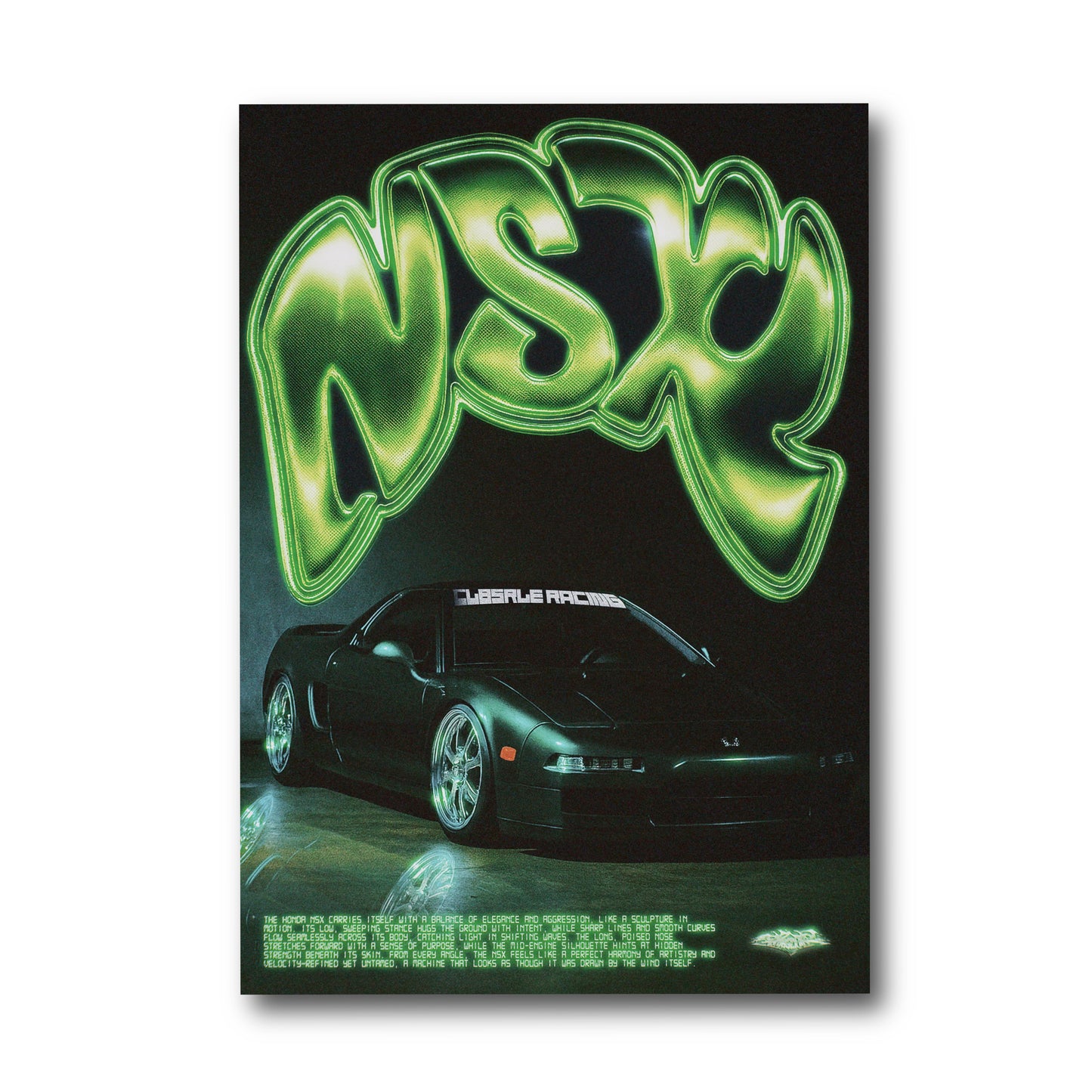 Chrome NSX Poster