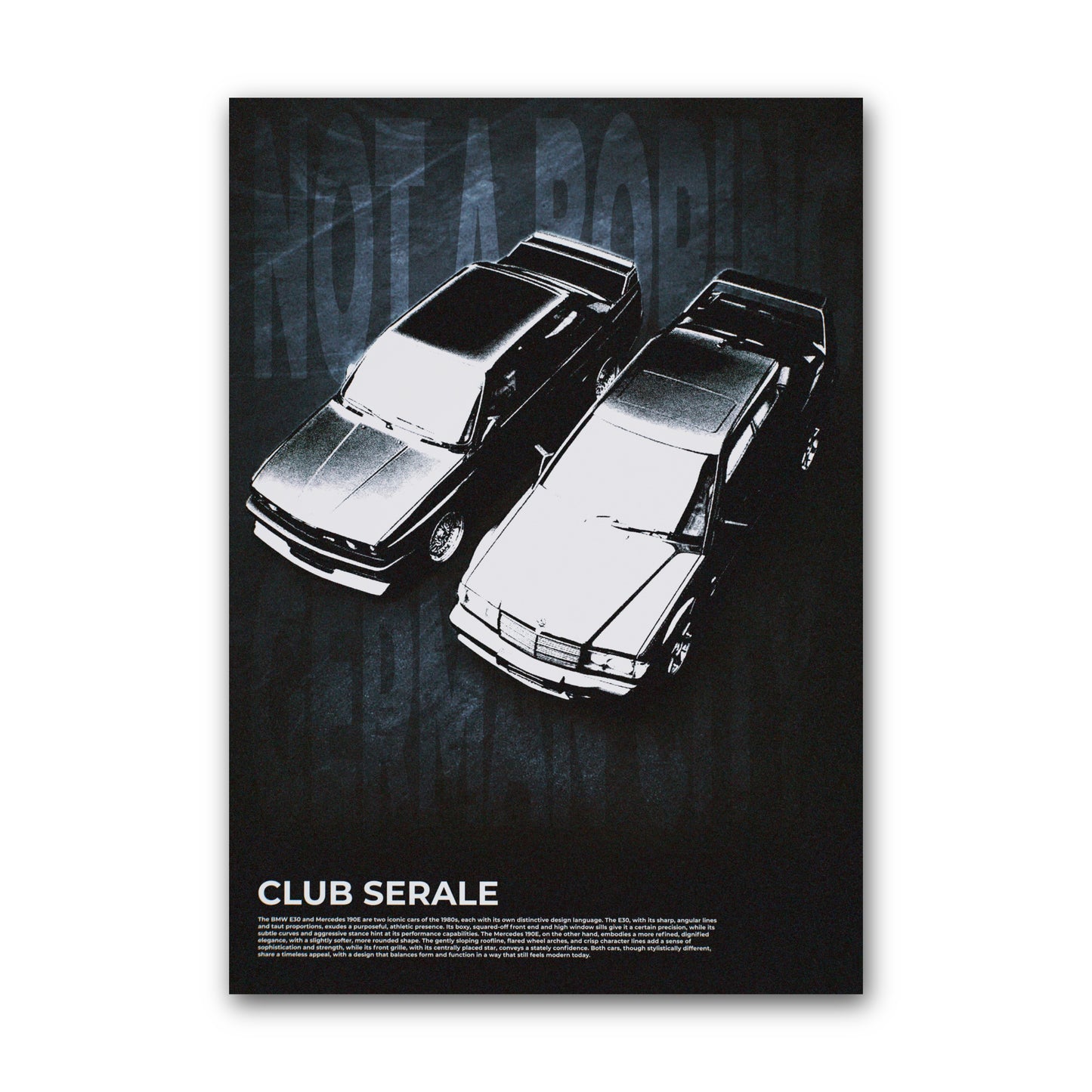 E90 x 190E poster