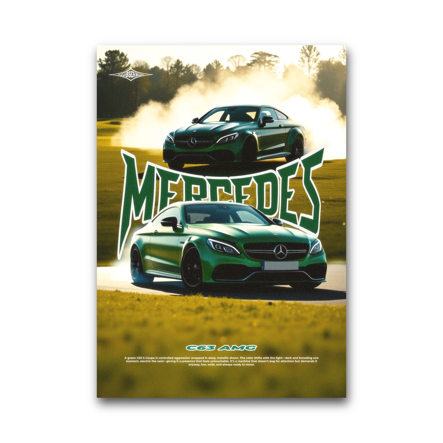 C63 Coupe Poster
