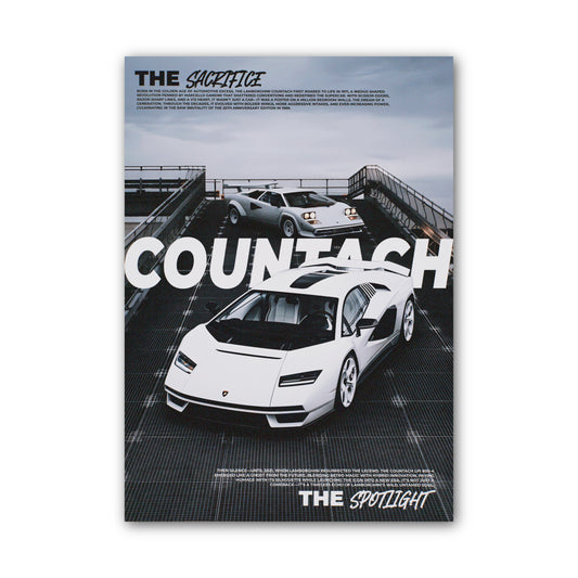 Spotlight Countach Poster