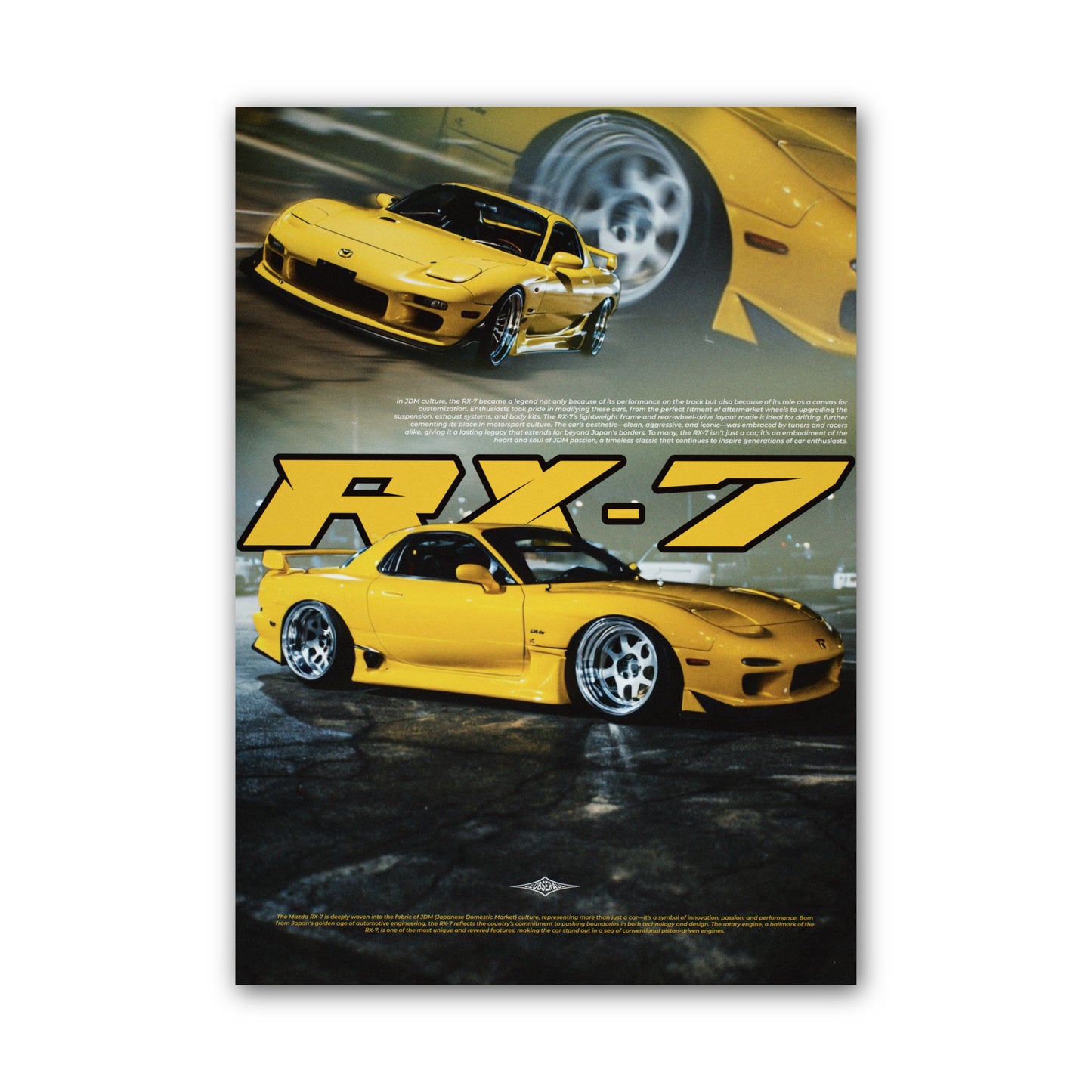 Underground RX-7 Poster