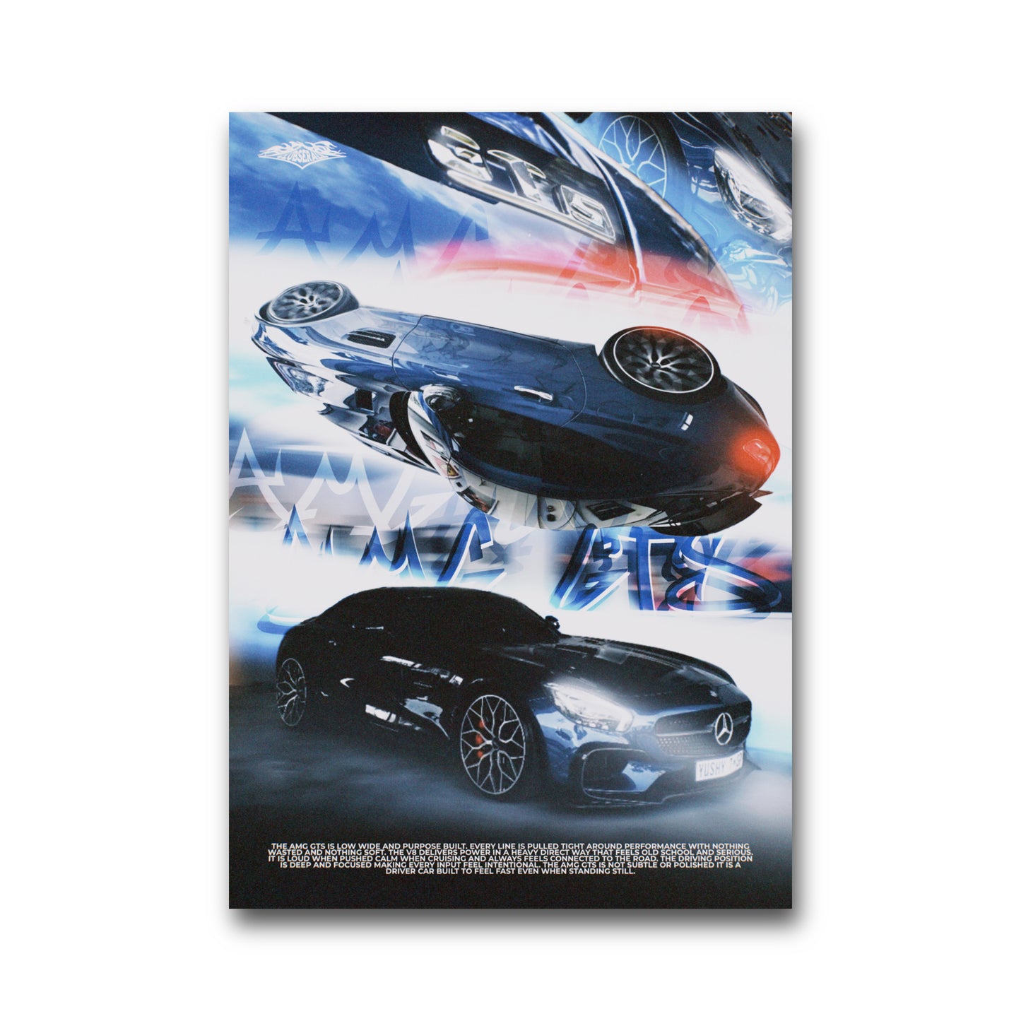 Custom AMG GTS poster