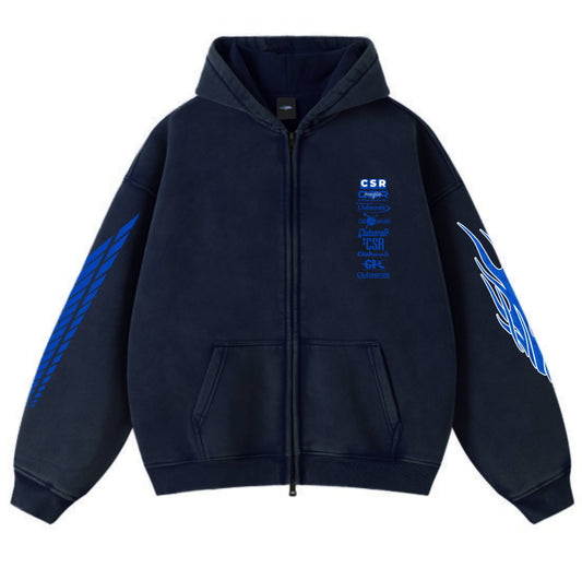 Brian's R34 Zip-up (Blue Sand)