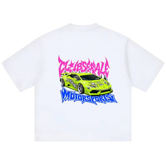 Clubserale Motorsports Tee (White)