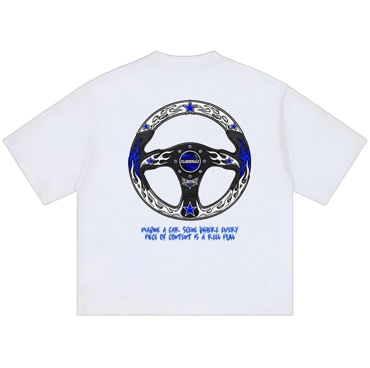 JP Chrome Livery Ear Tee (White)