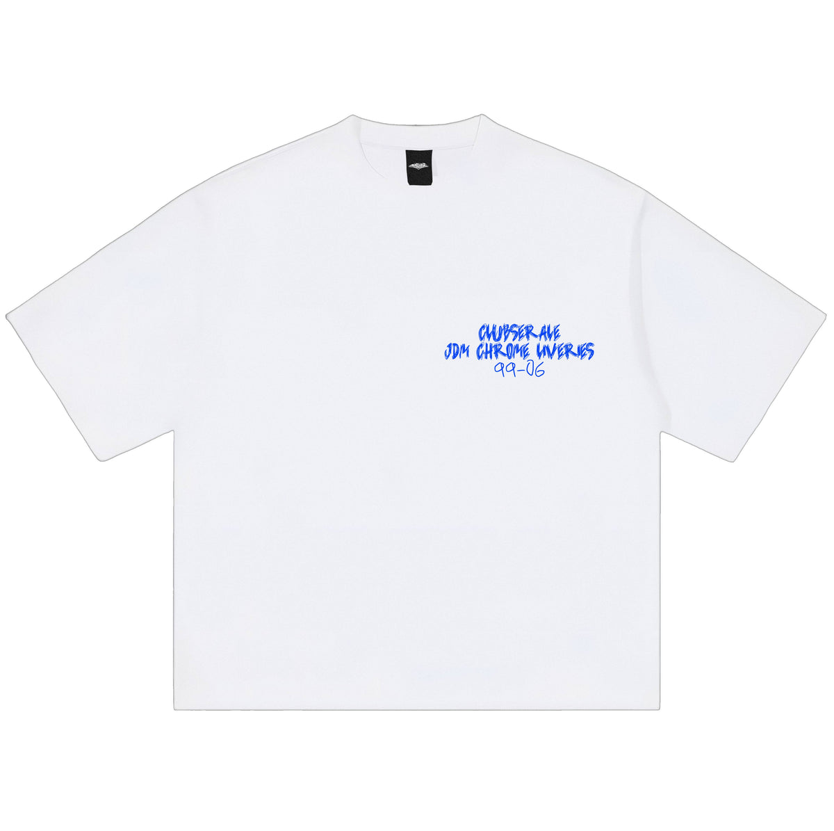 JP Chrome Livery Ear Tee (White)