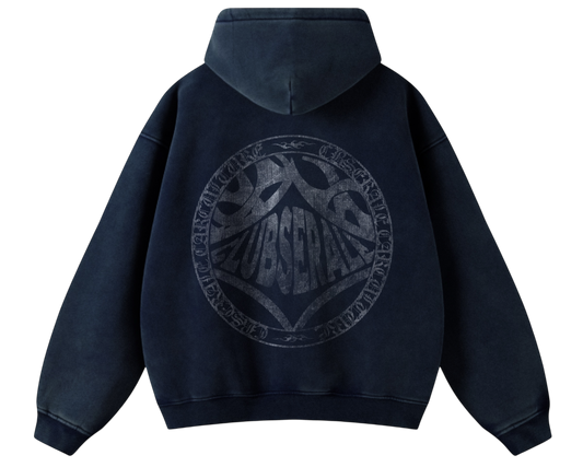 High Heat Sigil Zip-up Hoodie (Blue Sand)