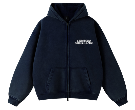High Heat Sigil Zip-up Hoodie (Blue Sand)